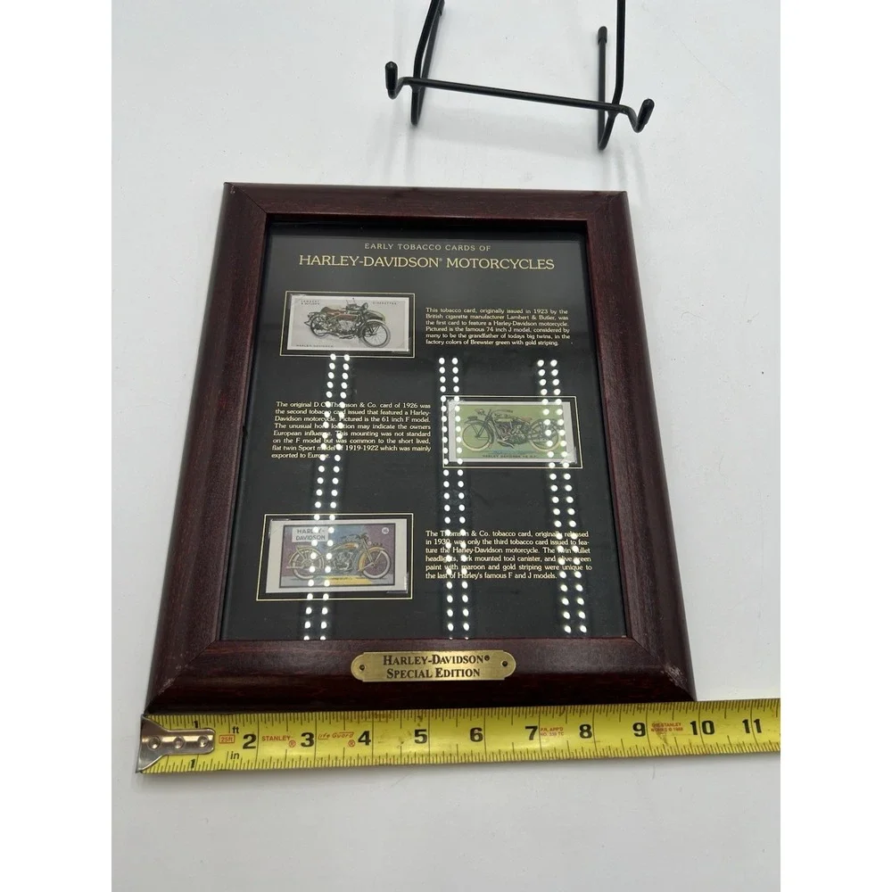 Vintage Harley Davidson Early Tobacco Card Framed Display 99400-94V‎